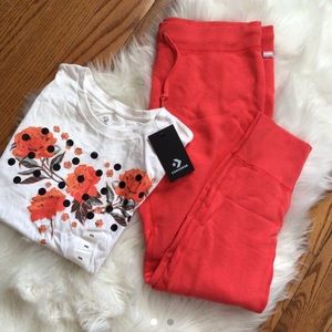 NWT Converse matching loungewear set